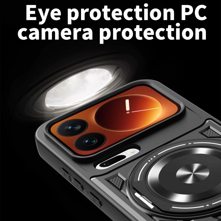 For Xiaomi 17 Pro Armor Rotating Holder MagSafe Phone Case