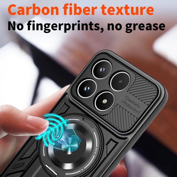 For Xiaomi 17 Armor Rotating Holder MagSafe Phone Case