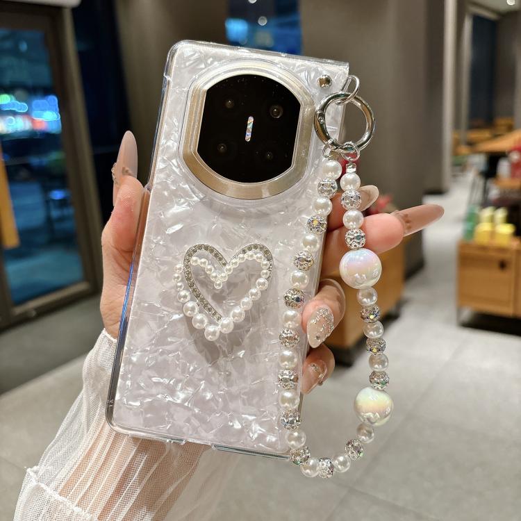 For Huawei Mate X5 / X3 Shell Pattern DIY Phone Case with Love Bracelet