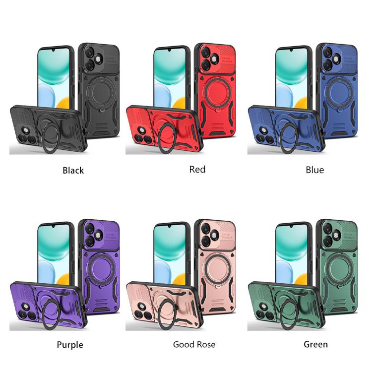 For Honor X5c 4G / X5c Plus 4G MagSafe 2 in 1 TPU Phone Case with Rotating Holder