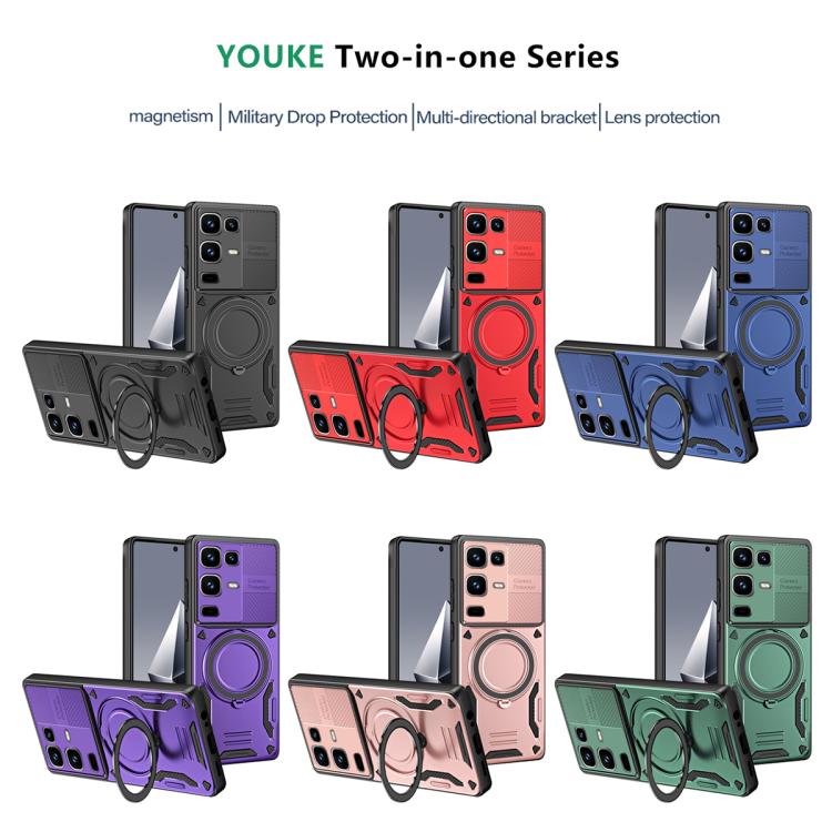 For Infinix Note 50 / 50 Pro 4G MagSafe 2 in 1 TPU Phone Case with Rotating Holder