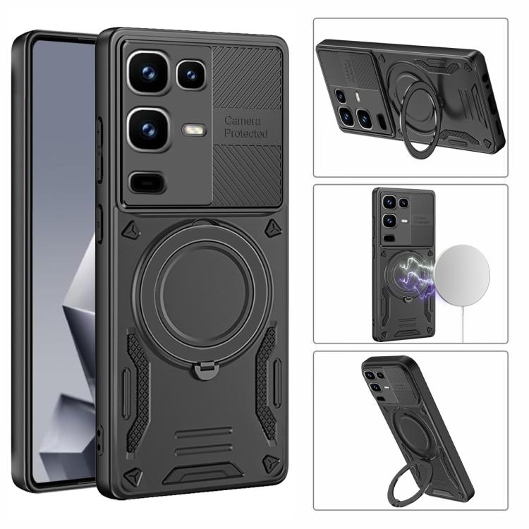 For Infinix Note 50 / 50 Pro 4G MagSafe 2 in 1 TPU Phone Case with Rotating Holder