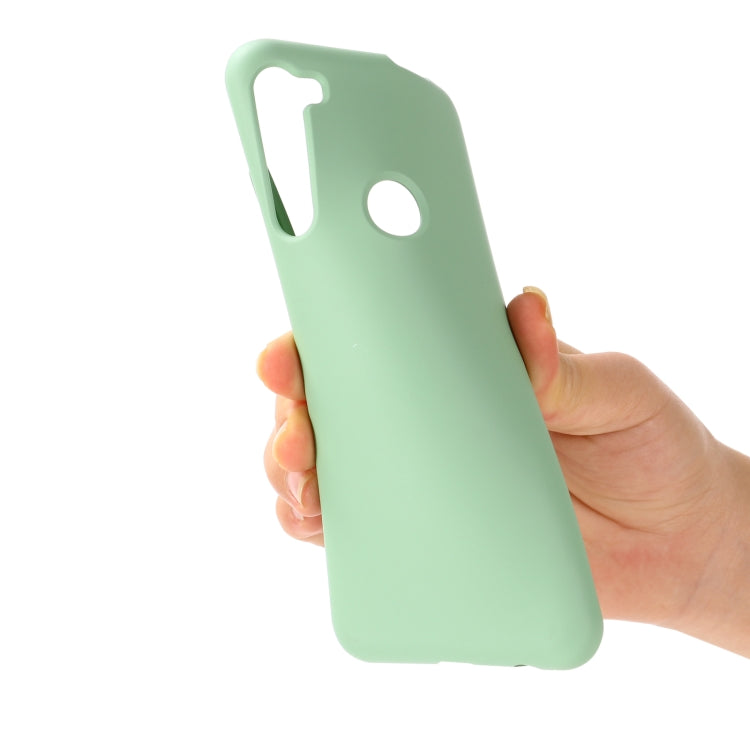 For Motorola One Fusion+ Pure Color Liquid Silicone Shockproof Full Coverage Case