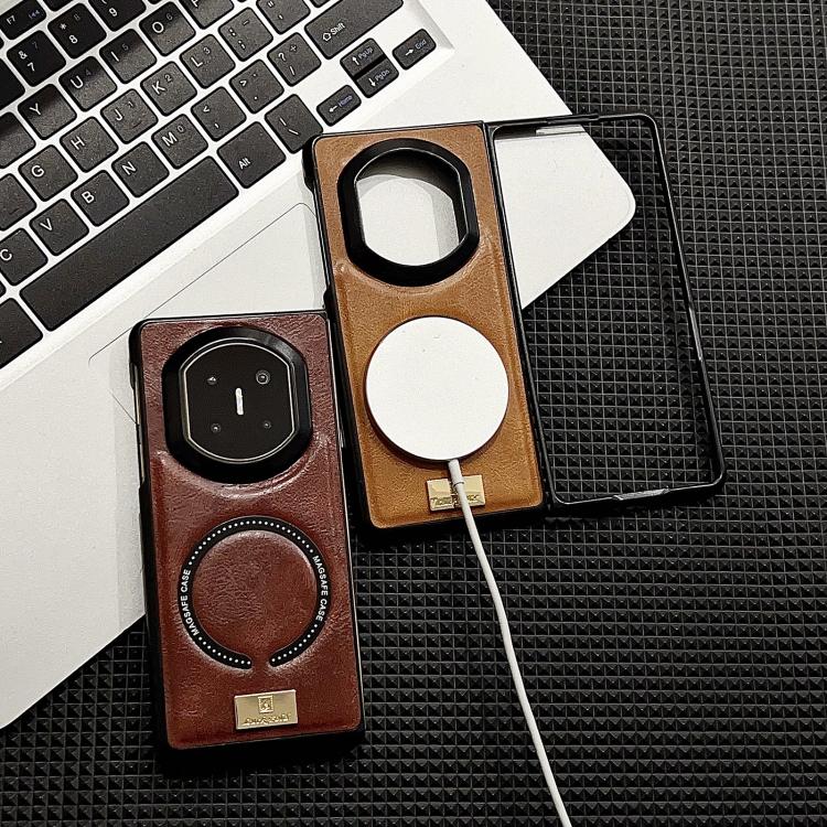 For Huawei Mate X7 Crazy Horse Pattern MagSafe Magnetic Phone Case