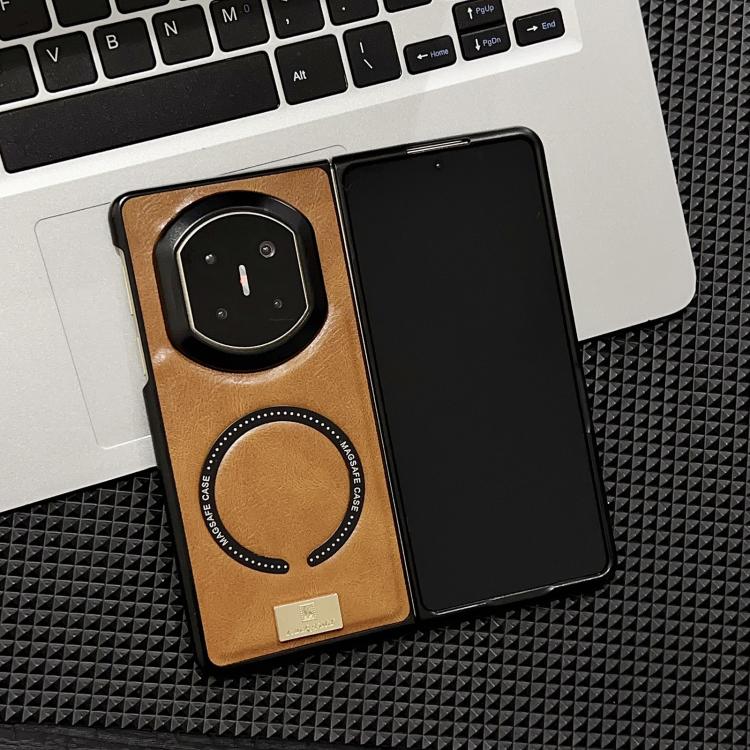 For Huawei Mate X7 Crazy Horse Pattern MagSafe Magnetic Phone Case