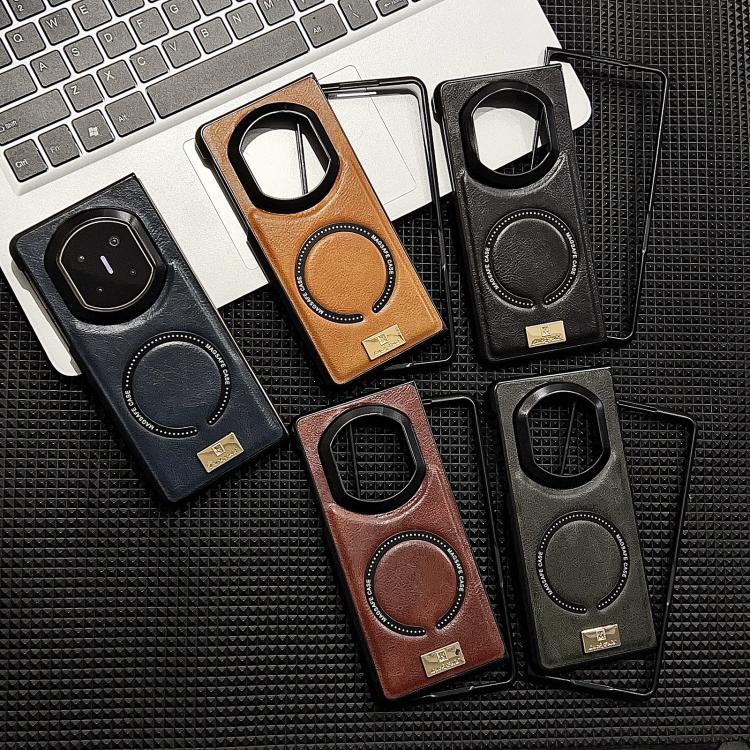 For Huawei Mate X7 Crazy Horse Pattern MagSafe Magnetic Phone Case