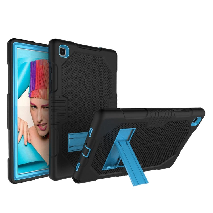 For Samsung Galaxy Tab A7 10.4 (2020) T500 / T505 Contrast Color Robot Shockproof Silicon + PC Protective Case with Holder & Pen Slot