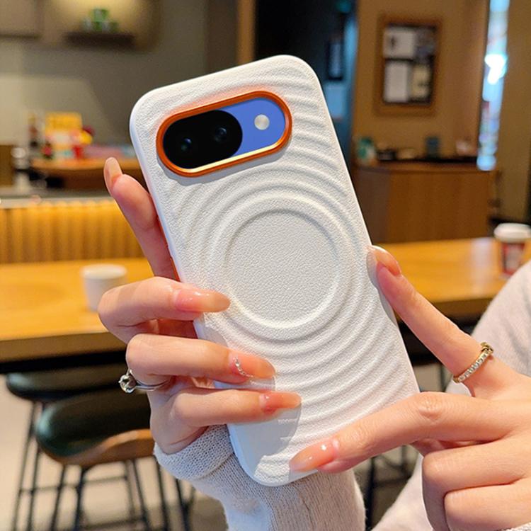 For Google Pixel 10a Armor Wave Texture Magnetic Shockproof Phone Case