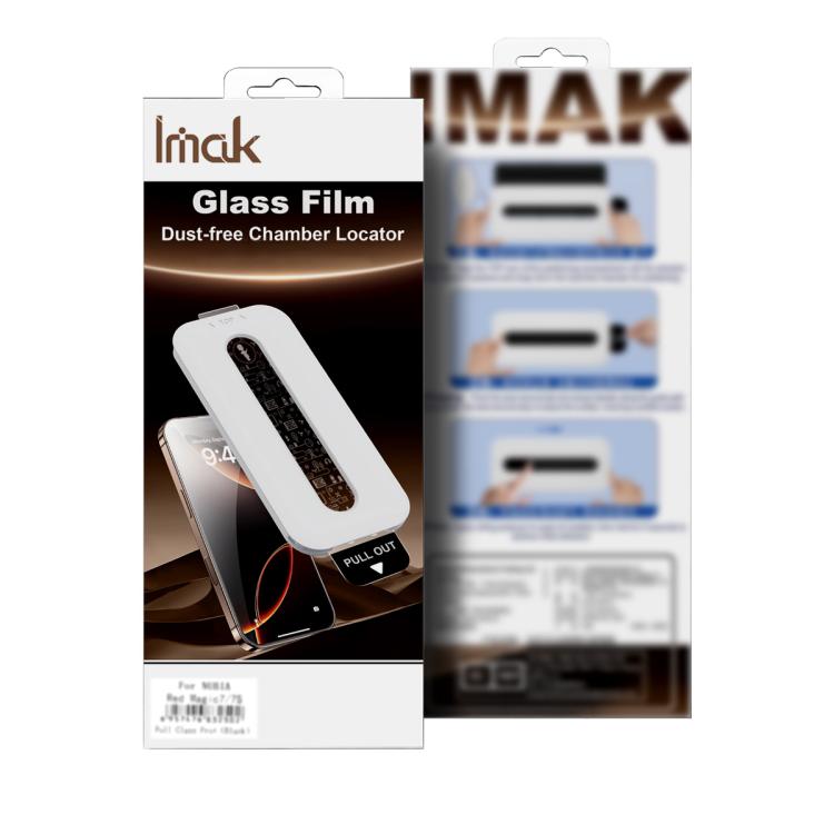 For iPhone 15 imak Dust-free Chamber Locator Full Coverage Tempered Glass Film