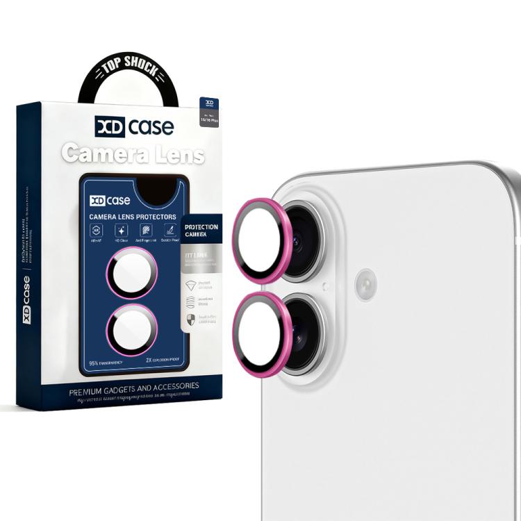 For iPhone 16 / 16 Plus XDcase AF + AR Hawkeye Camera Lens Protector with Alignment Tool