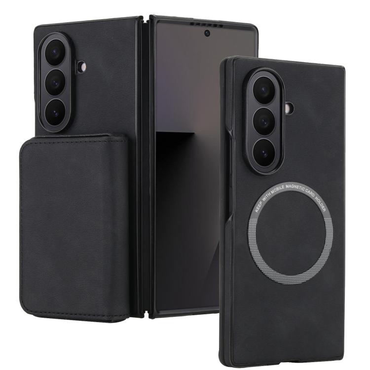 For Samsung Galaxy Z Fold7 5G Retro Faux Leather Detachable Magnetic Wallet Bag RFID Blocking Phone Case