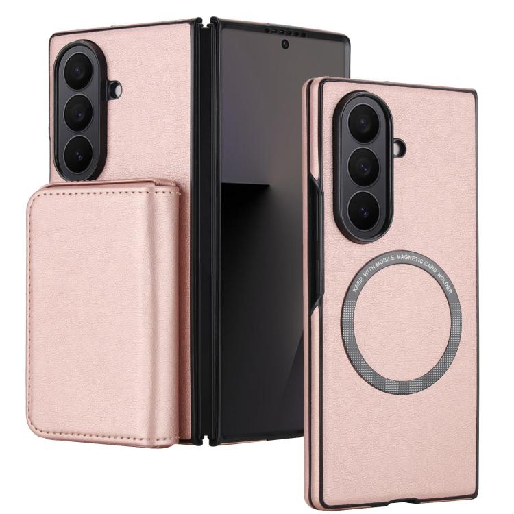 For Samsung Galaxy Z Fold7 5G Retro Faux Leather Detachable Magnetic Wallet Bag RFID Blocking Phone Case