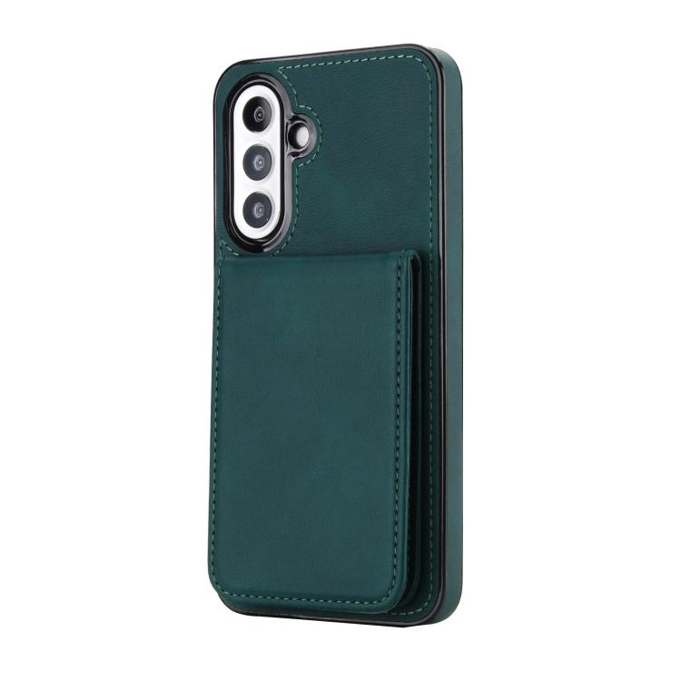 For Samsung Galaxy A36 5G YM030 Retro Faux Leather Magnetic Detachable Wallet Phone Case