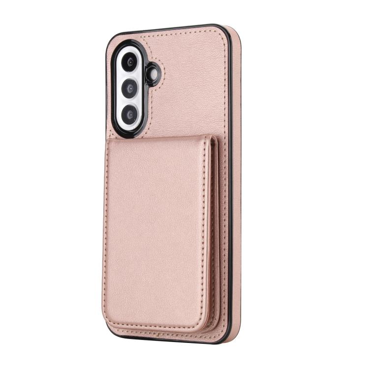 For Samsung Galaxy A36 5G YM030 Retro Faux Leather Magnetic Detachable Wallet Phone Case