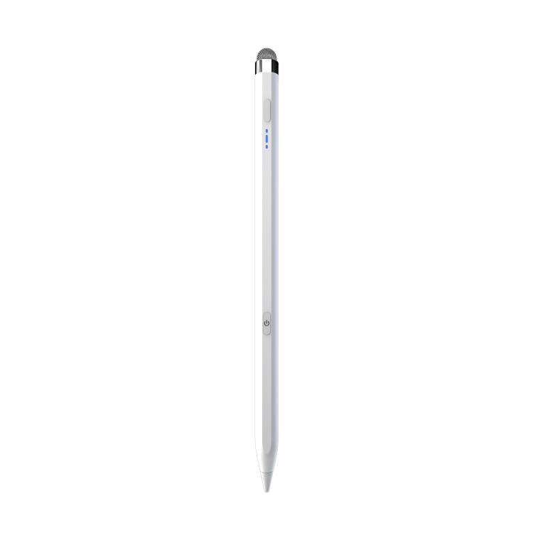 DP02 Type-C Rechargeable Magnetic Stylus with 2 Replacement Nibs - White