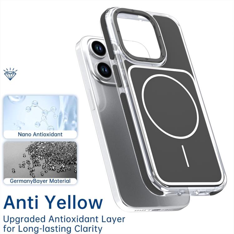For iPhone 13 Pro Max Vibrant Dual-color TPU + Acrylic Magnetic Phone Case