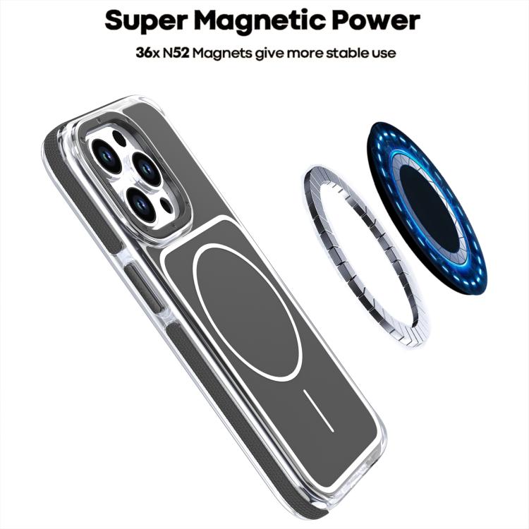 For iPhone 11 Vibrant Dual-color TPU + Acrylic Magnetic Phone Case