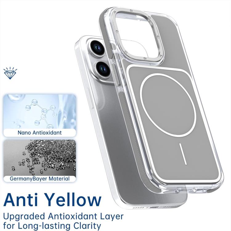 For iPhone 11 Vibrant Dual-color TPU + Acrylic Magnetic Phone Case