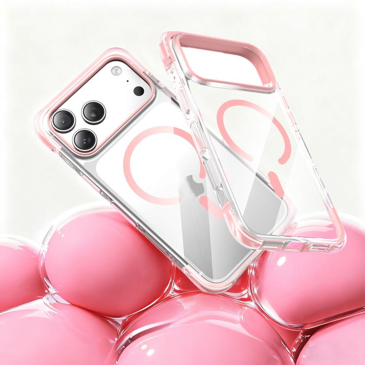 For iPhone 17 Pro Max Vacuum Airbag TPU + Acrylic Magnetic Shockproof Phone Case