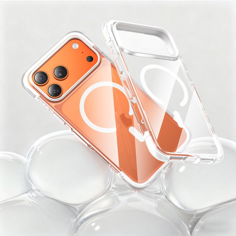For iPhone 17 Pro Vacuum Airbag TPU + Acrylic Magnetic Shockproof Phone Case