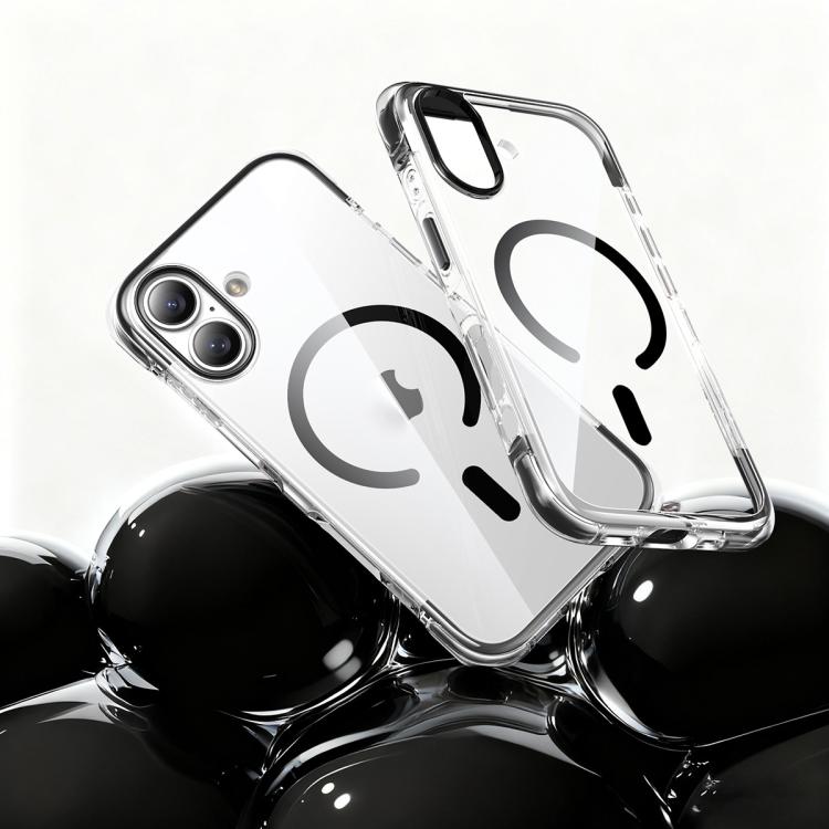 For iPhone 17 Vacuum Airbag TPU + Acrylic Magnetic Shockproof Phone Case