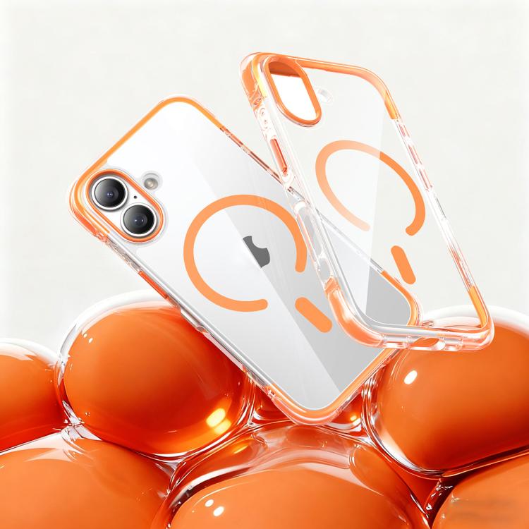 For iPhone 17 Vacuum Airbag TPU + Acrylic Magnetic Shockproof Phone Case