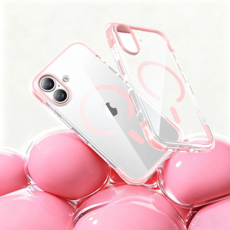 For iPhone 17 Vacuum Airbag TPU + Acrylic Magnetic Shockproof Phone Case