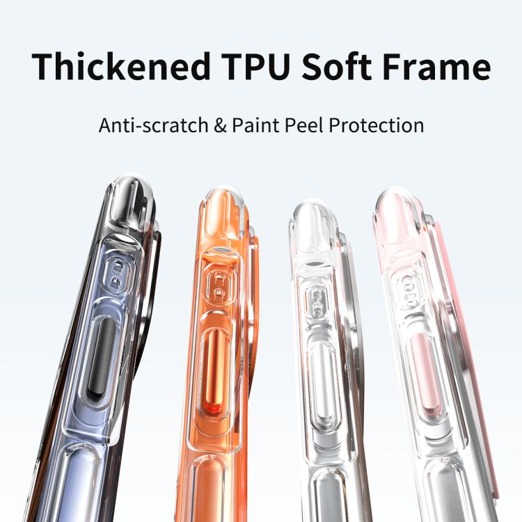 For iPhone 17 Pro Max Vacuum Airbag TPU + Acrylic Magnetic Shockproof Phone Case