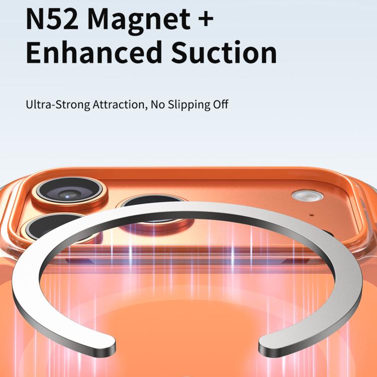 For iPhone 17 Pro Max Vacuum Airbag TPU + Acrylic Magnetic Shockproof Phone Case