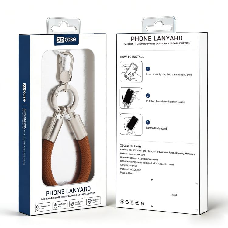 XDcase Anti-Lost Phone Wrist Lanyard with Metal Buckle & Gasket, Length: 10.6cm
