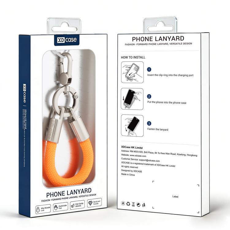 XDcase Anti-Lost Phone Wrist Lanyard with Metal Buckle & Gasket, Length: 10.6cm