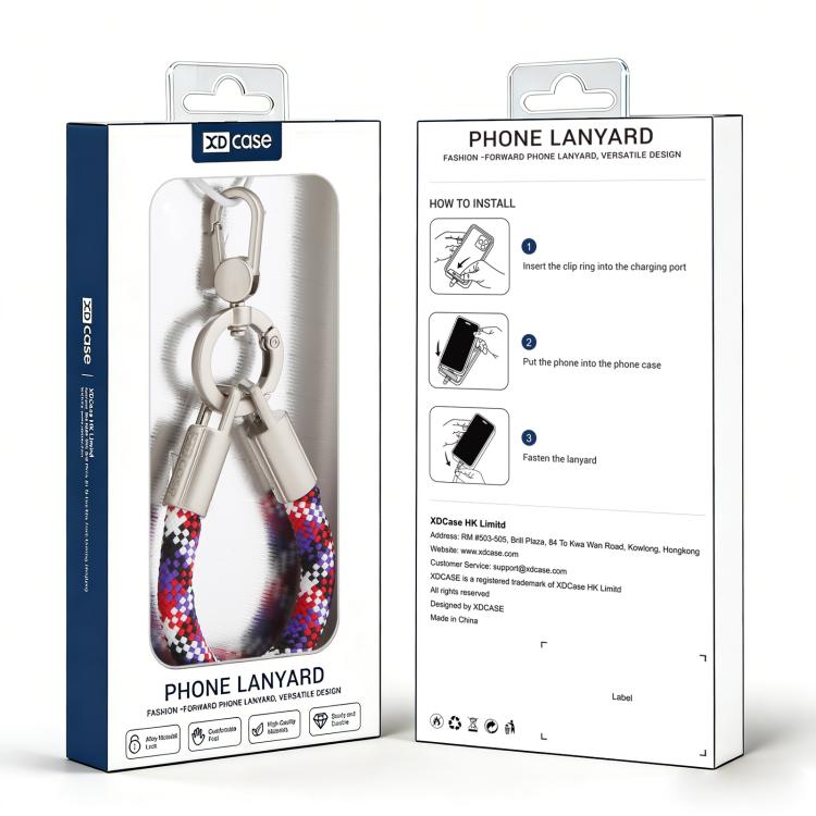 XDcase Anti-Lost Phone Wrist Lanyard with Metal Buckle & Gasket, Length: 10.6cm
