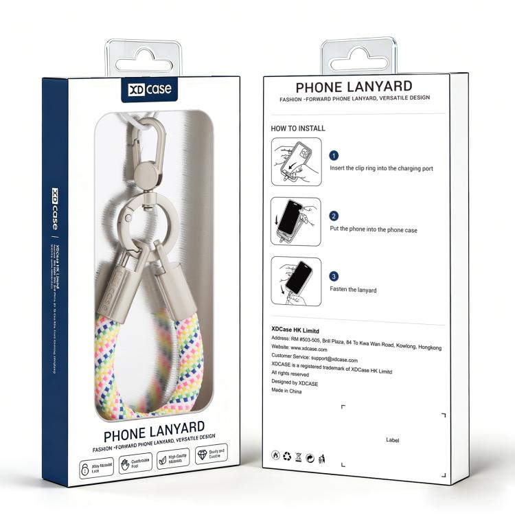 XDcase Anti-Lost Phone Wrist Lanyard with Metal Buckle & Gasket, Length: 10.6cm