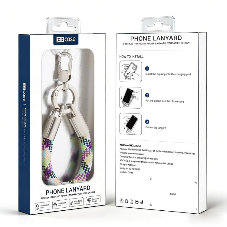 XDcase Anti-Lost Phone Wrist Lanyard with Metal Buckle & Gasket, Length: 10.6cm