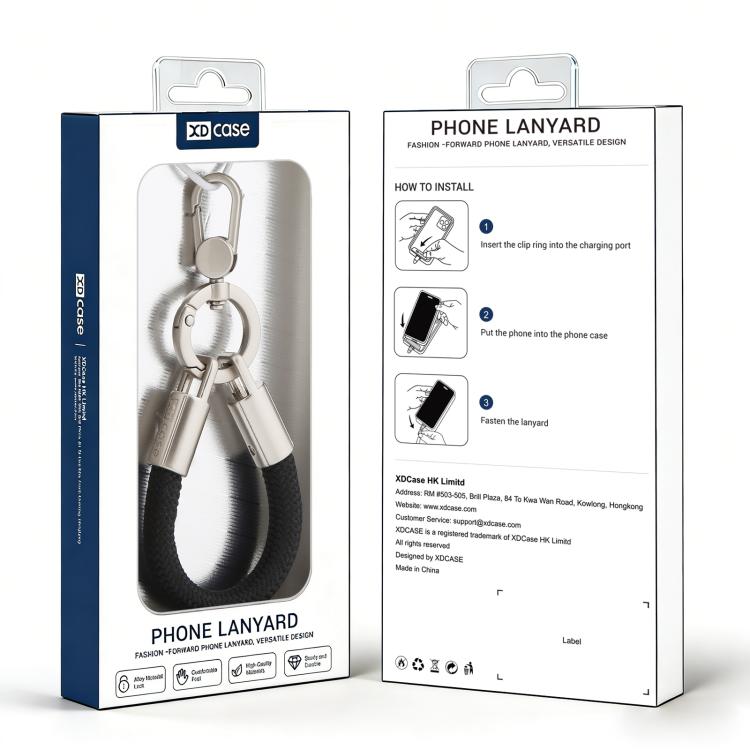 XDcase Anti-Lost Phone Wrist Lanyard with Metal Buckle & Gasket, Length: 10.6cm
