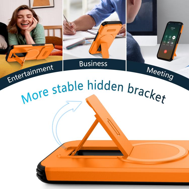 For Google Pixel 10 / 10 Pro / 9 / 9 Pro Sliding Camshield MagSafe Holder Phone Case