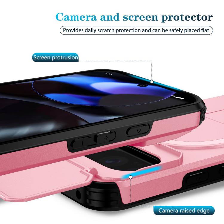 For Google Pixel 10 / 10 Pro / 9 / 9 Pro Sliding Camshield MagSafe Holder Phone Case