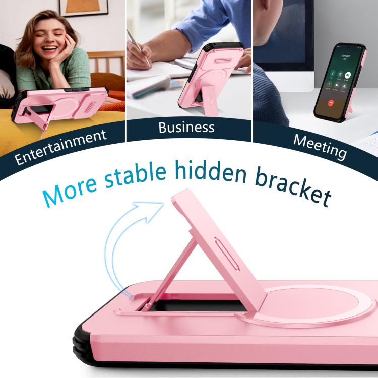 For Google Pixel 10 / 10 Pro / 9 / 9 Pro Sliding Camshield MagSafe Holder Phone Case