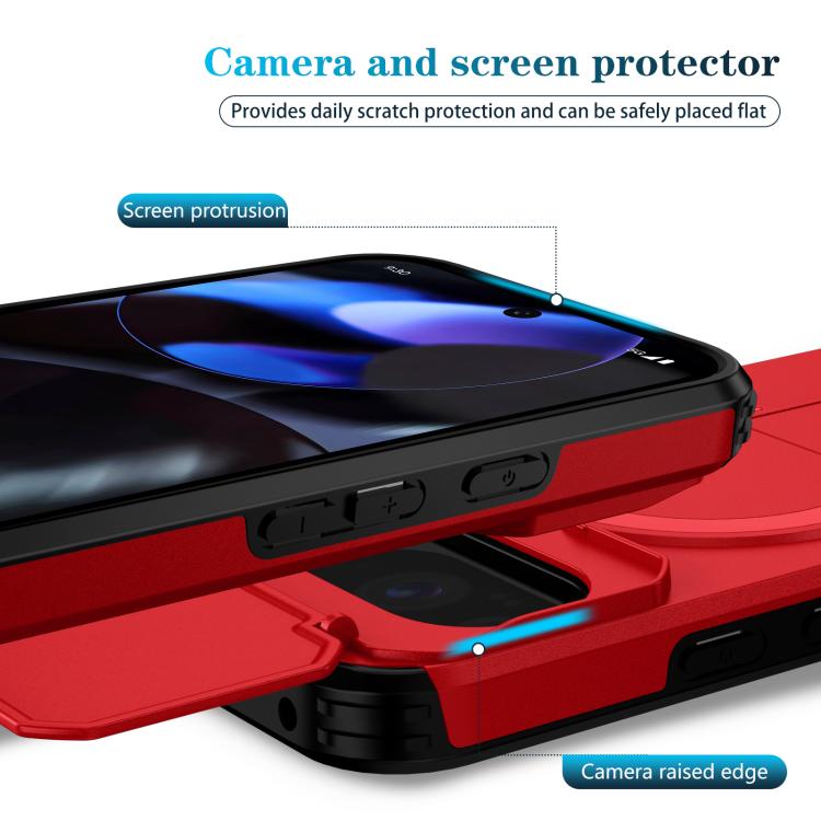 For Google Pixel 10 / 10 Pro / 9 / 9 Pro Sliding Camshield MagSafe Holder Phone Case