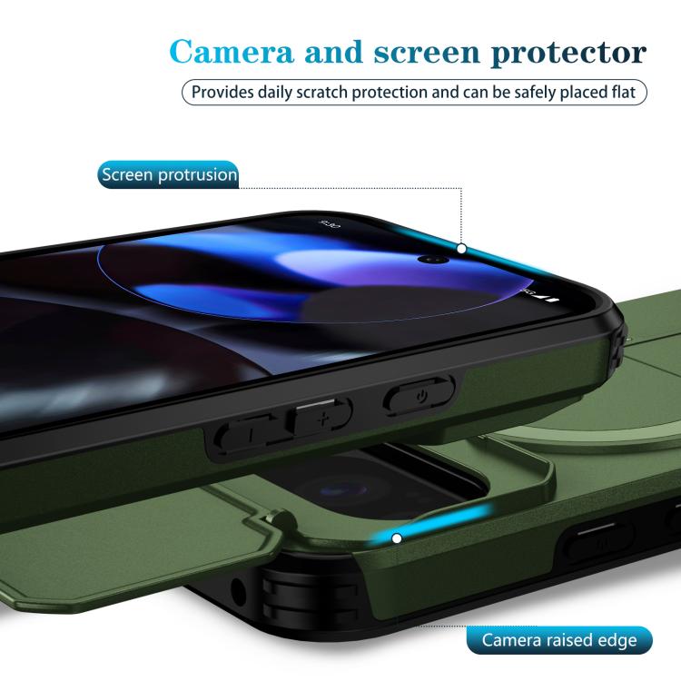 For Google Pixel 10 / 10 Pro / 9 / 9 Pro Sliding Camshield MagSafe Holder Phone Case