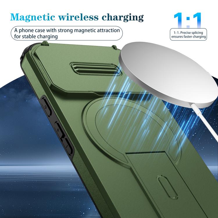 For Google Pixel 10 / 10 Pro / 9 / 9 Pro Sliding Camshield MagSafe Holder Phone Case