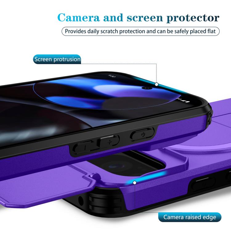 For Google Pixel 10 / 10 Pro / 9 / 9 Pro Sliding Camshield MagSafe Holder Phone Case