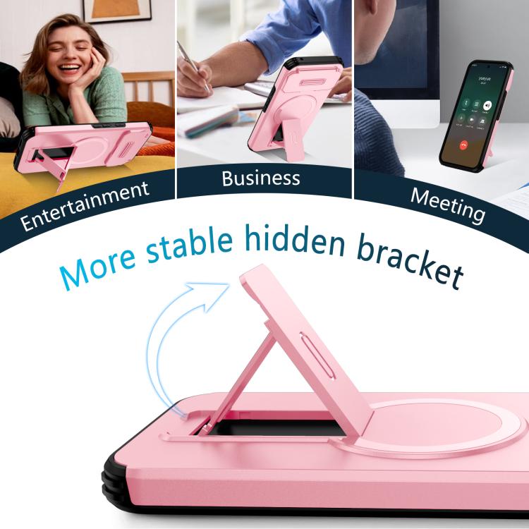 For Google Pixel 10 Pro XL / 9 Pro XL Sliding Camshield MagSafe Holder Phone Case