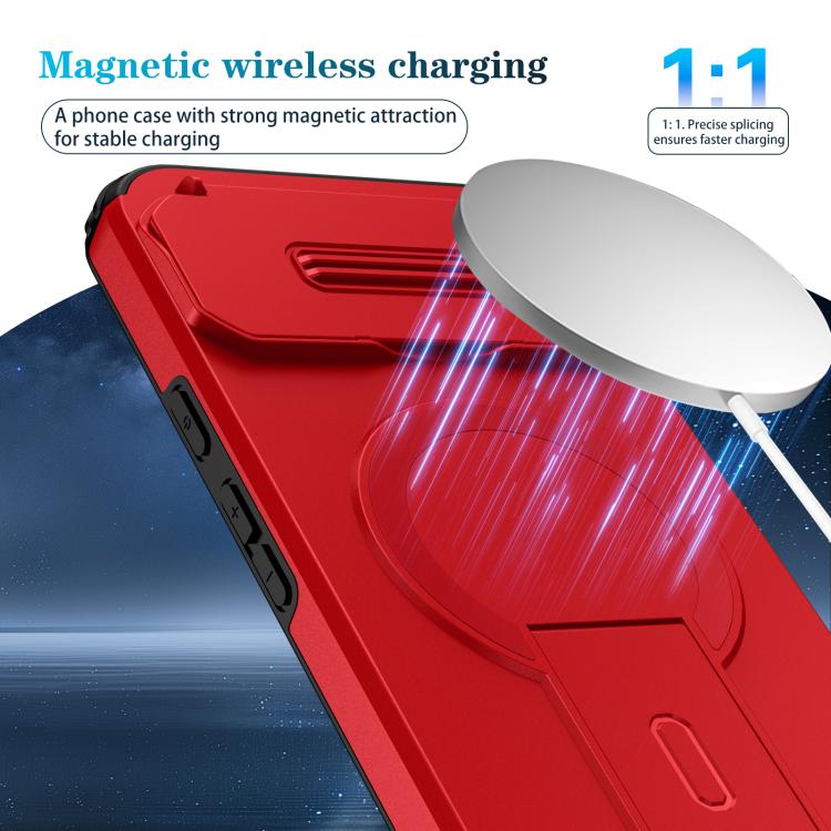 For Google Pixel 10 Pro XL / 9 Pro XL Sliding Camshield MagSafe Holder Phone Case