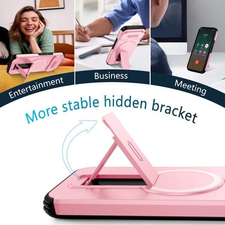 For Google Pixel 9a Sliding Camshield MagSafe Holder Phone Case