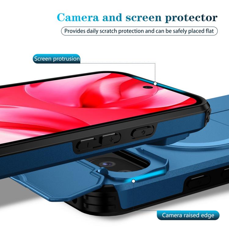 For Google Pixel 9a Sliding Camshield MagSafe Holder Phone Case