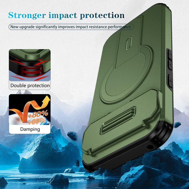 For Google Pixel 9a Sliding Camshield MagSafe Holder Phone Case