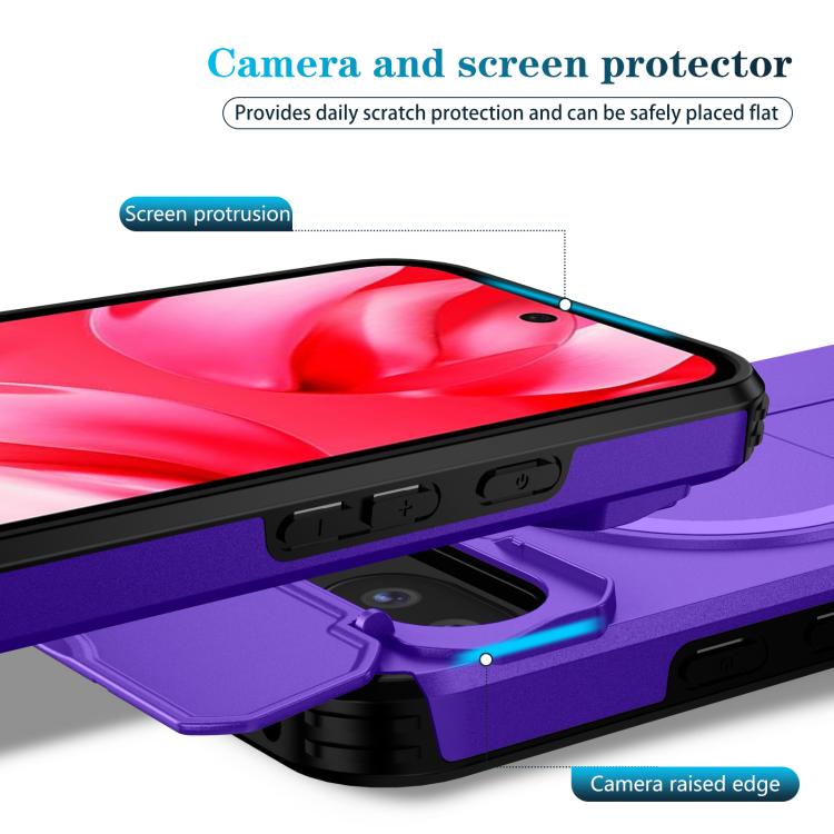 For Google Pixel 9a Sliding Camshield MagSafe Holder Phone Case