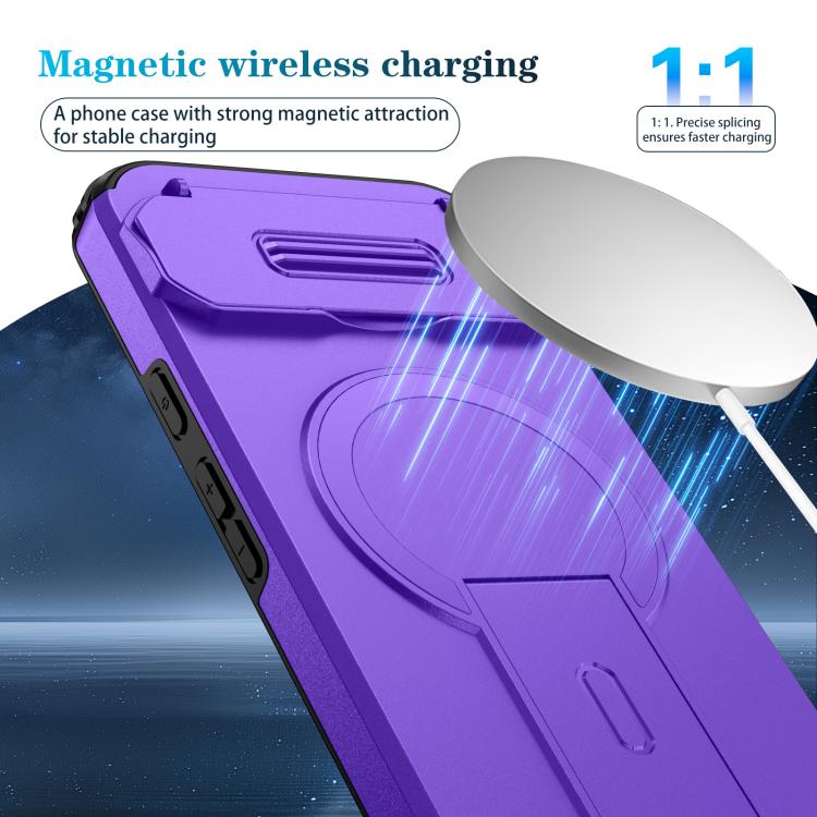 For Google Pixel 9a Sliding Camshield MagSafe Holder Phone Case