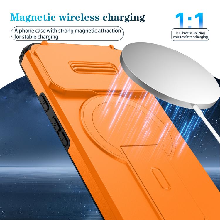 For Google Pixel 8 Sliding Camshield MagSafe Holder Phone Case